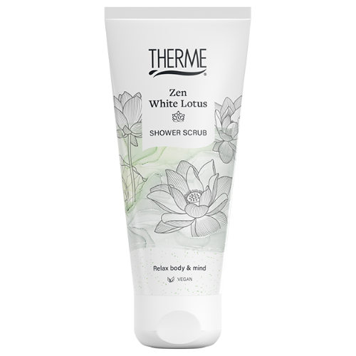 Zen White Lotus Shower Scrub Kūno šveitiklis, 200 ml 