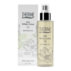 Zen White Lotus Massage Oil Masažo aliejus, 125 ml  