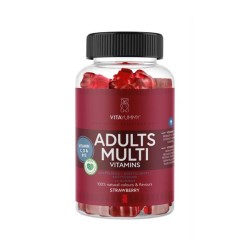 Adults Multivitamins Multivitaminai suaugusiems, braškių skonio 60 vnt. 