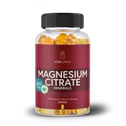 Magnesium Citrate Minerals multivitaminai su magnio citratu, citrinų skonio, 60 vnt 