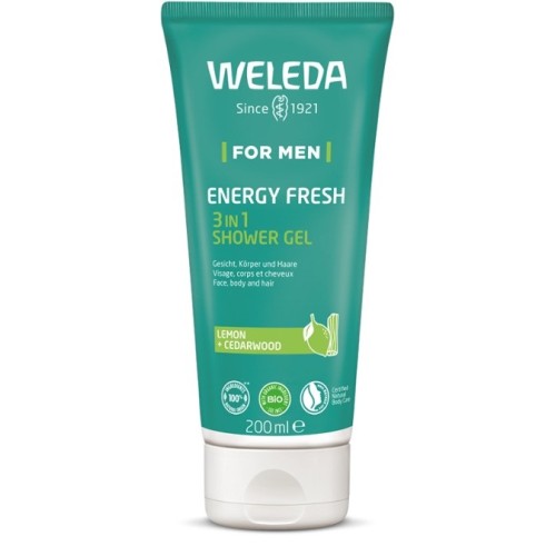 For Men Energy Fresh 3in1 Shower Gel Dušo gelis vyrams, 200ml