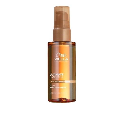 Ultimate Smooth Miracle Oil Serum Maitinamasis plaukų serumas su skvalenu ir omega-9, 100ml