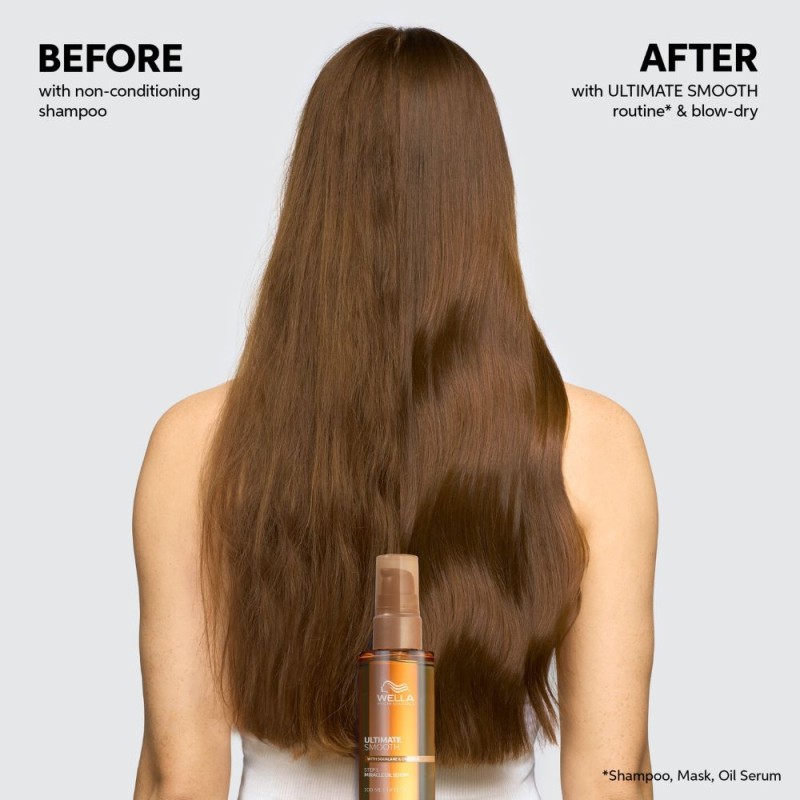 Ultimate Smooth Shampoo Matinamasis šampūnas su skvalenu ir moega-9, 250ml