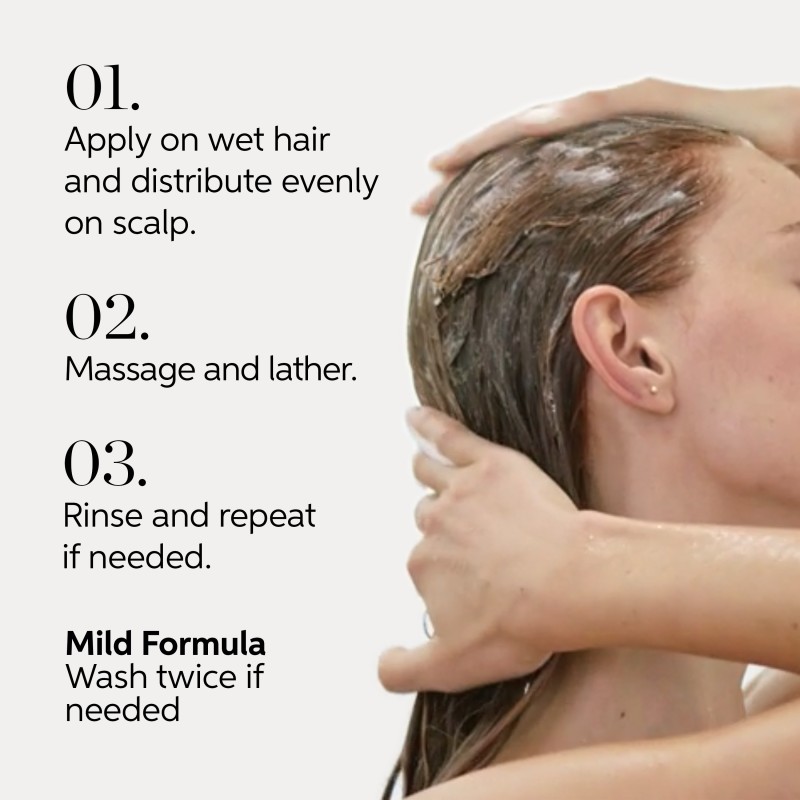 ELEMENTS Calming Shampoo Refill Raminamojo šampūno sausai galvos odai papildymas, 1000ml