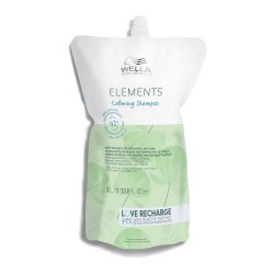 ELEMENTS Calming Shampoo Refill Raminamojo šampūno sausai galvos odai papildymas, 1000ml 