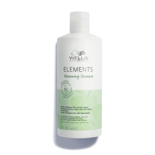 ELEMENTS Renewing Shampoo Švelnaus poveikio atkuriamasis šampūnas, 500ml
