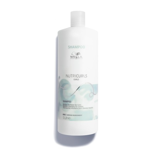 NUTRICURLS Curls Micellar Shampoo Micelinis šampūnas garbanotiems plaukams, 1000ml
