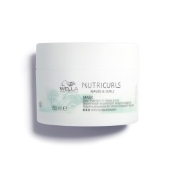 NUTRICURLS Waves & Curls Mask Maitinamoji kaukė garbanotiems ir banguotiems plaukams, 150ml 