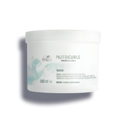 NUTRICURLS Waves & Curls Mask Maitinamoji kaukė garbanotiems ir banguotiems plaukams, 500ml 