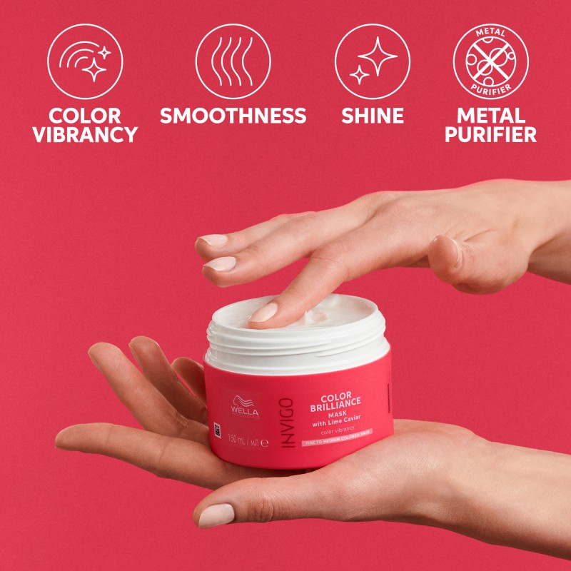INVIGO Color Brilliance Mask For Fine Hair Plaukų kaukė ploniems, dažytiems plaukams, 500ml