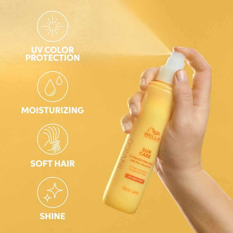 INVIGO Sun Care UV Protecting Spray Apsauginis plaukų purškiklis su provitaminu B5, 150ml
