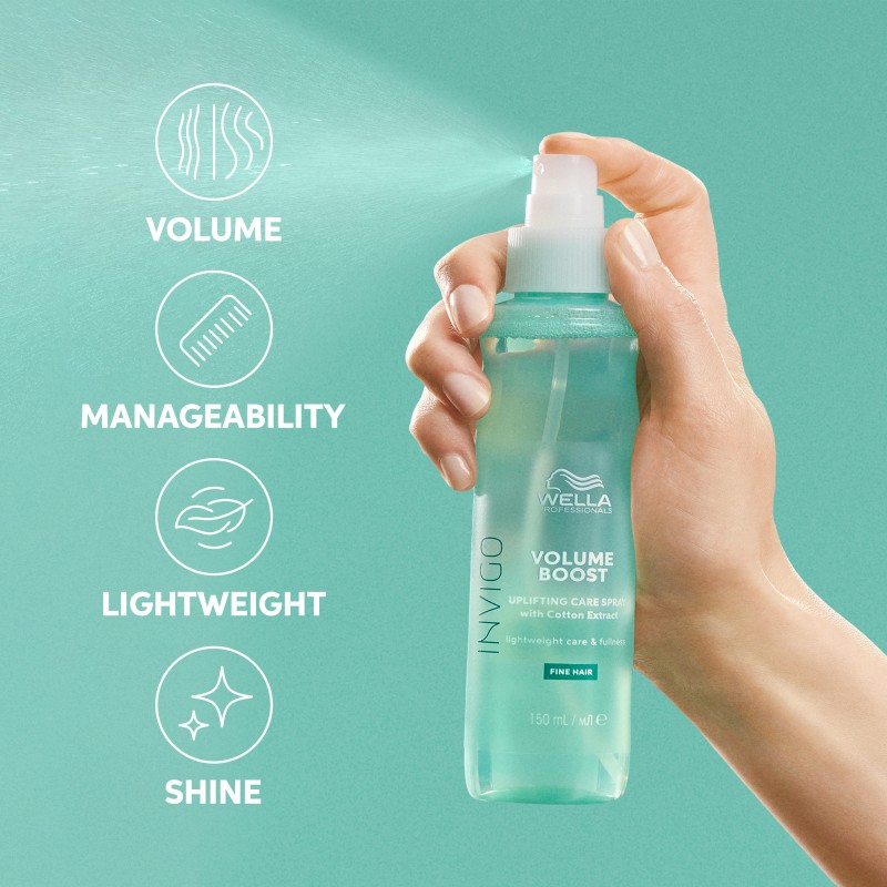 INVIGO Volume Boost Uplifting Care Spray Apimtį didinanti plaukų dulksna, 150ml