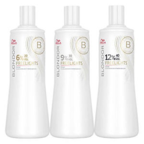 Blondor Freelights Developer Oksidacinė emulsija, 1000ml