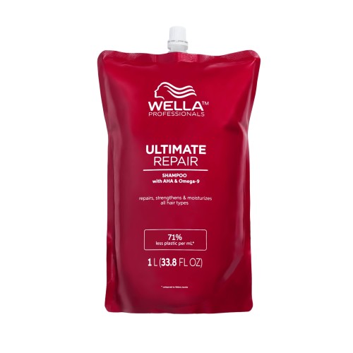 Ultimate Repair Shampoo Step 1 Refill Intensyvaus poveikio atkuriamojo šampūno papildymas, 1000ml