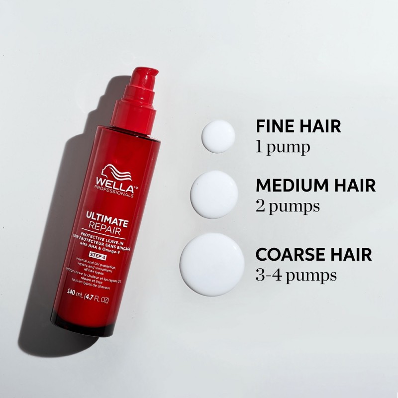 Ultimate Repair Protective Leave-In Step 4 Nenuplaunamas apsauginis serumas pažeistiems plaukams, 140ml