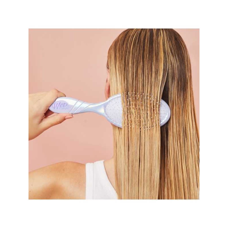 Pro Detangler Limited Edition Blue Minkštų šerelių plaukų šepetys, 1vnt