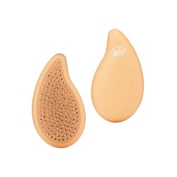 Go Green Palm Detangler Orange Kišeninis plaukų šepetyssu kokosų aliejumi, 1vnt 