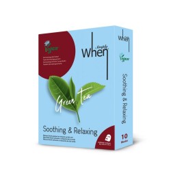Simply Green Tea Soothing & Relaxing Veganiška raminanti veido kaukė, 10vnt 