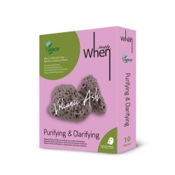 Simply Volcanic Ash Purifying & Clarifying Veganiška valanti veido kaukė, 10vnt 