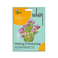 Simply Prickly Pear Vitalizing & Moisturizing Veganiška drėkinanti ir atstatanti veido kaukė, 1vnt 