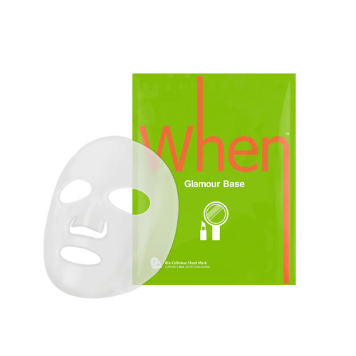 Glamour Base Bio-Cellulose Sheet Mask Stangrinanti bioceliuliozinė lakštinė kaukė, 1vnt