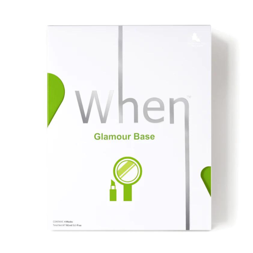 Glamour Base Bio-Cellulose Sheet Mask Stangrinanti bioceliuliozinė lakštinė kaukė, 4vnt