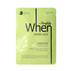 Simply Cosmic Calm Raminanti itin minkštos medvilnės veido kaukė, 1vnt 