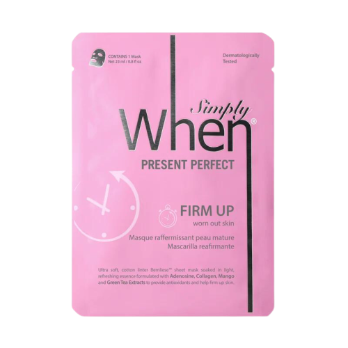 Simply Present Perfect Stangrinanti itin minkštos medvilnės veido kaukė, 1vnt