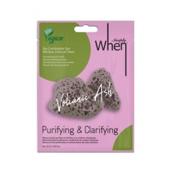 Simply Volcanic Ash Purifying & Clarifying Veganiška valanti veido kaukė, 1vnt 