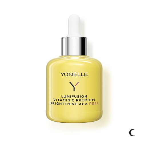 Lumifusion Vitamin C Premium Brightening AHA Peel Šveičiamasis veido serumas su vitaminu C, 50ml