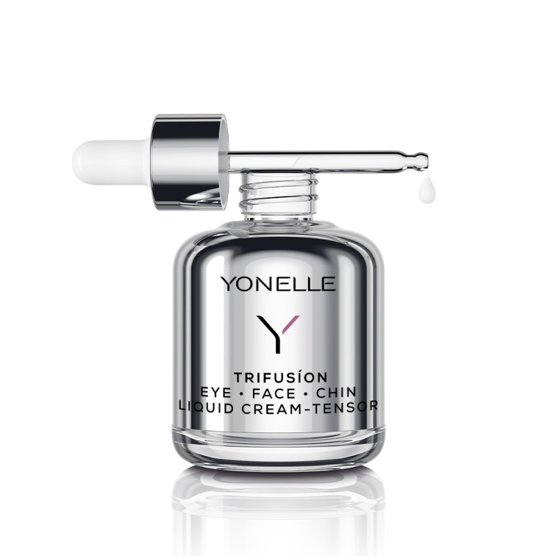 Trifusion Eye Face Chin Liquid Cream-Tensor Stangrinamasis paakių, veido ir smakro kremas, 50ml