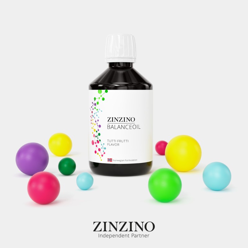 BalanceOil Tutti Frutti Įvairių vaisių skonio maisto papildas, 300ml