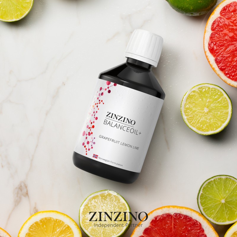 BalanceOil+ Greipfrutų, citrinų ir žaliųjų citrinų skonio maisto papildas, 300ml